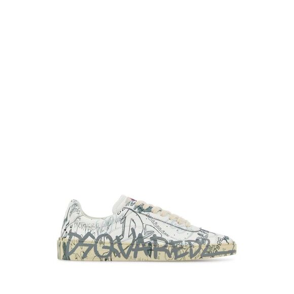 DSQUARED2 Other - Dsquared Men Printed Leather Rider Sneakers